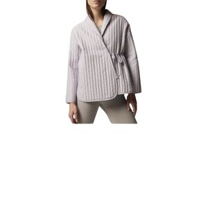 Love & Lore Quilted Boho Wrap Tie Housecoat Size L/XL In EUC